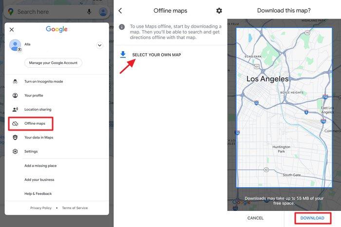 خرائط جوجل بدون إنترنت: دليل كامل لحفظ واستخدام الخرائط Offline